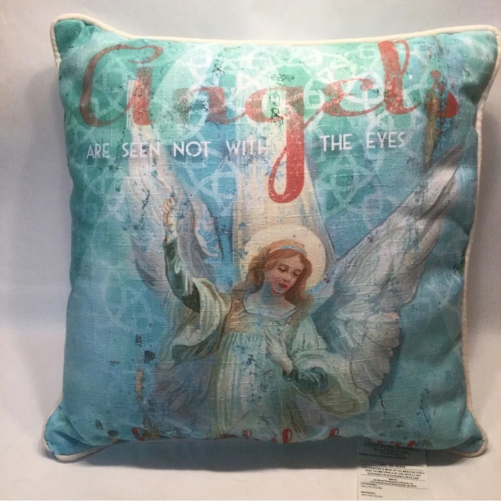 Pillow “Angels Are Seen Not With The Eyes But W/ The Heart” NEW! Patrick O’Brien